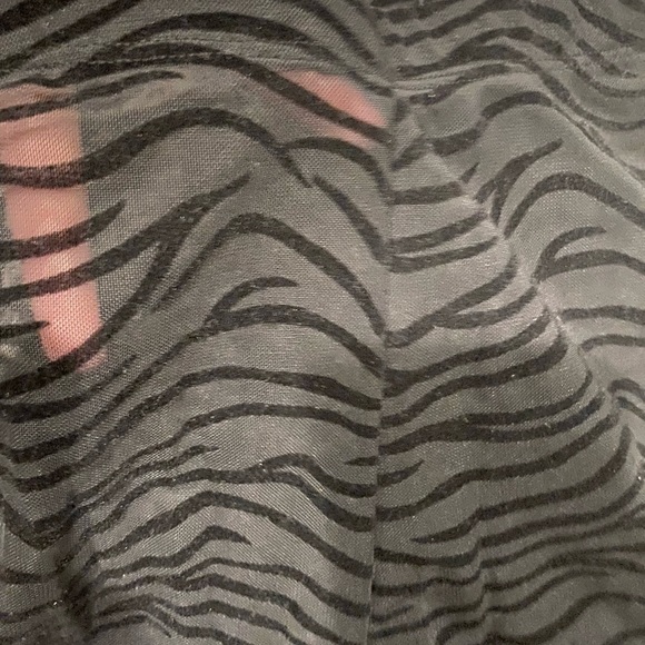 Sheer zebra print flare pants! - Picture 3 of 5